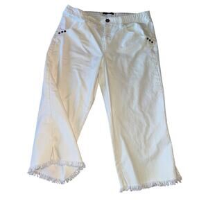Women’s white denim jeans size 12 petite 12P